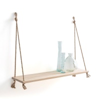 Настенная Полка из сосны и сизаля Mareo единый размер бежевый LA REDOUTE INTERIEURS  фото, kupilegko.ru